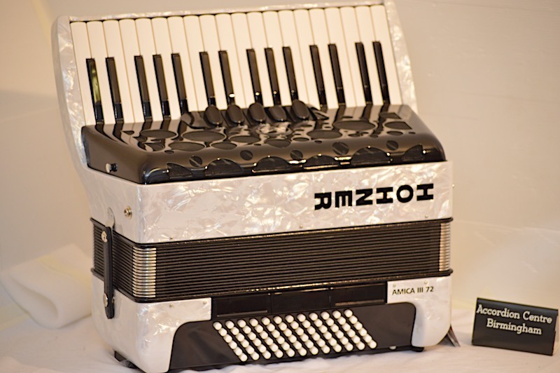 HOHNER AMICA 111 72 BASS WHITE